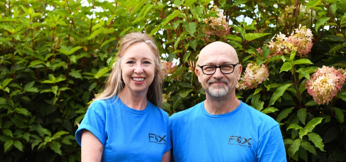 Steve Fox and his wife Kim